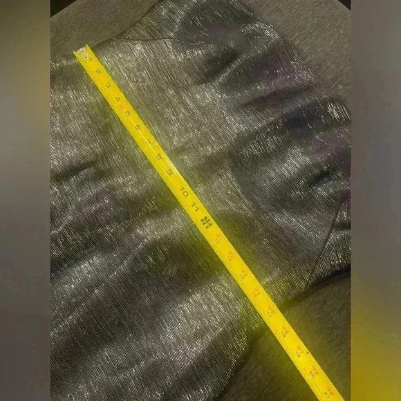 Ralph Lauren Collection Purple Label Metallic Strapless Cocktail Mini Dress L XL - Picture 13 of 16